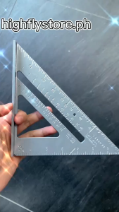 Triangle Rule 90 Degree Thickening Angle Rule Aluminum Alloy Carpenter Measurement Square Ruler