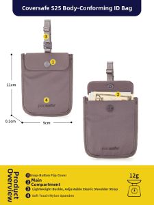 Pacsafe | Slim Breathable Stealth Anti-theft Carry Bag
