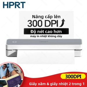 Máy In Nhiệt Di Động HPRT A4 300DPI MT610 Pro Với Kết Nối Bluetooth & USB Dành Cho Văn Phòng Trường Học Bao Gồm Hộp Giấy A40