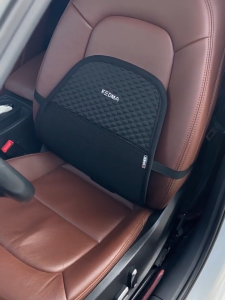 Car lumbar support breathable and ventilated ice silk waist protection office seats lumbar pillows backrest cushions