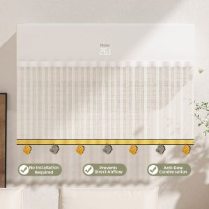 Anti-Direct Wind Air Conditioning Curtain Magic Tape No Installation