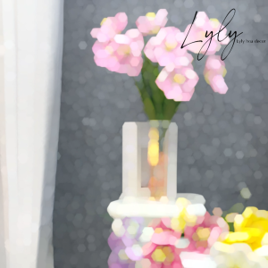 Tulip Nở 3b Cao Su Hàng Nhập Hoa Nở 12cm Trang Trí Nhà Cửa Sự Kiện. Hoa Lụa LyLy Decor