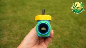 6 หุน วาล์วเทปน้ำพู ขนาดสวม 3 แบบ เปิด อย่างรอบคอบ เปิดน้ำ และเท็ปน้ำพู K FARM