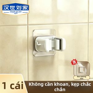 HANSHILIUJIA | Giá Đỡ Chổi Lau Nhà Treo Tường Tiết Kiệm Không Gian Không Cần Khoan