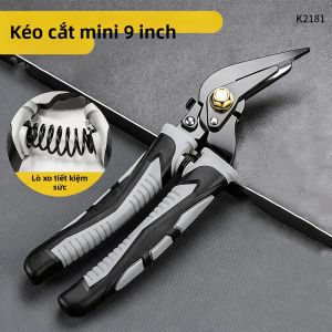 Kéo Cắt Kim Loại Nặng 18 Inch Thép Không Gỉ Chuyên Dụng Cho Hàng Không Dùng Cắt Tấm Kim Loại Ống PVC Dây Đai Dụng Cụ Làm Mộc