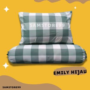Promo Sarung Bantal Guling Motif Aestetic Emily Terbaru