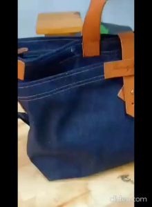 กระเป๋ายีนส์สะพายไหล่ ชาย หญิง งานคราฟฝีมือคนไทย เกรดพรีเมี่ยม