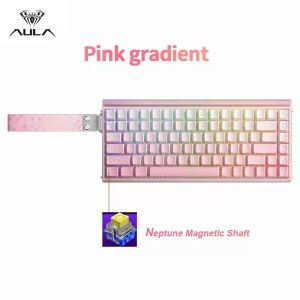 AULA | AULA HERO 84 HE Wired Mechanical Keyboard Music Rhythm RGB Gaming Keyboard 8K Return Magnetic Switch High Performance Keyboard