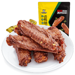 Specialty Hu Duck Wings 145g Pack of 6 Pieces Wuhan Delicacy Snack Zhou He Ya Flagship Store Chinese Cuisine Meat Snacks