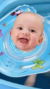 [KST] Mainan Pelampung Leher Bayi Anak Swim Ring Aman Anti Bocor Kado Ulang Tahun Bayi 3-18 Bulan