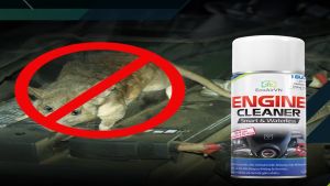 Chống chuột - đuổi chuột - diệt chuột khoang máy ô tô Engine Cleaner. Đuổi chuột với 2 lớp MÙI và VỊ.