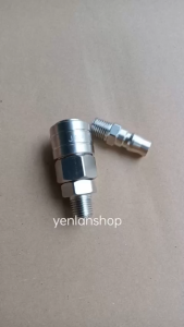 Bộ khớp nối nhanh khí nén ren ngoài 1/4 inch (13mm) và 3/8 inch (17mm)