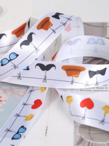 NingChu Ribbon | Fathers Day Cartoon Decorative Ribbon