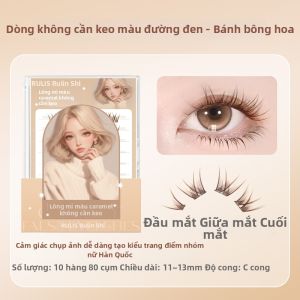 RULIS | Mi Giả Kiểu Cúc Hướng Dương Siêu Tự Nhiên Không Keo