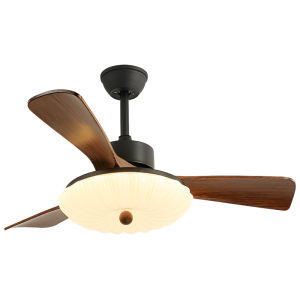 DGY | Song Style Retro French Creamy Large Ceiling Fan Light