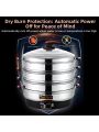 BANSU | Commercial Multi-function Stainless Steel Electric Steamer Large Capacity. 