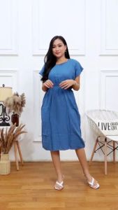 Daster Manohara Polos Bali Dress Manohara Kerut Polos