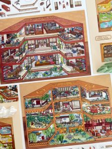 Ancient Scenery Decorative Stickers