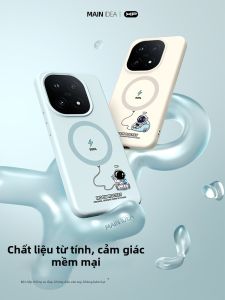 Shockproof Magnetic Charging Compatible Liquid Silicone Phone Case