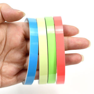PET Self-Adhesive Luminous Tape Glow-in-the-Dark Fluorescent Warning Stickers for Stage Decor Fishing Rod Tool Glow