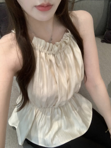 Màu sắc tinh khiết Phong cách Hàn Quốc Thiết kế mùa hè Áo vest không tay thời trang dài đến eo dành cho nữ