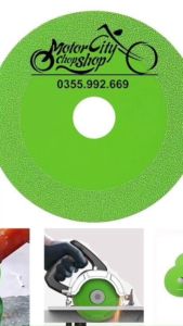 Lưỡi cắt thủy tinh sứ gốm gạch mem dùng cho máy mài góc đường kính D100mm