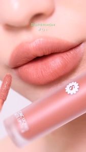 SUPERMOM ICONIC LIQUID MATTE LIPSTICK 5g - เป็นไอคอนนิก ลิควิด แมตต์ ลิปสติก จิ้มจุ่ม ปริมาณสุทธิ