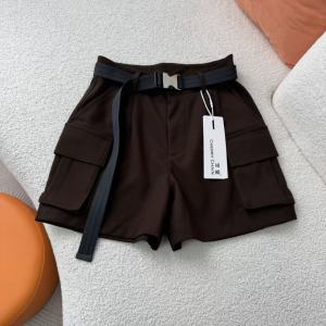 High Waist Wide Leg Pants Korean Style Casual Pants Commuter Professional Boot Pants Womens Short Pants Autumn Season