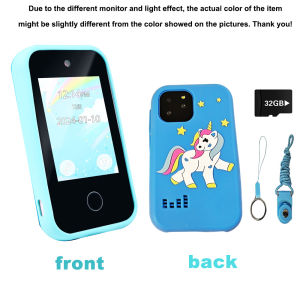 Kids Smart Phone Toys Dual Camera Touch Screen Phone Christmas Birthday Gifts Children Digital Camera 32G SD Card Option