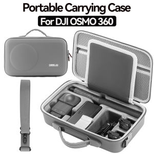 Storage Bag for DJI OSMO 360 Integrated Carrying Case Handbag Travel Waterproof PU Suitcase Box With Shoulder Strap Accessories