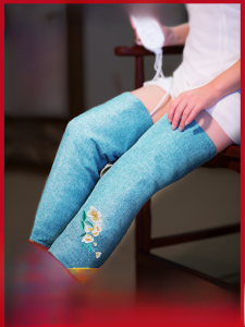 Knee Physiotherapy Hot Compress Electric Heating Long Knee Pad Keep Warm and Emit Heat Joint Uncomfortable Electric Heating Leg Moxibustion Old Cold Leg