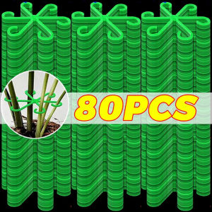 Dizoey 4/80 chiếc khung đỡ thân cây có thể tái sử dụng kẹp đỡ cây trong vườn dụng cụ làm vườn giá giữ đồ tổ chức thân cây cành hoa Gardening Tool
