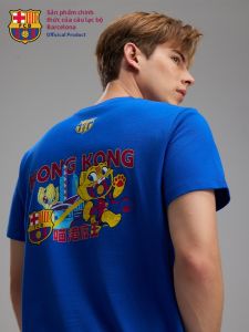 ALL STAR PARTNER | Áo Thun Cotton Màu Xanh Đậm Bản Đặc Biệt