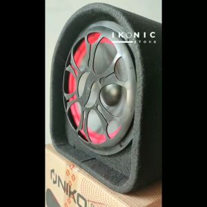 IKONIC Speaker Mobil Bluetooth Full Bass 10 Inch AC DC Speaker Tabung Speaker Portable USB Radio SD Card Niko GL-10