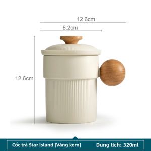 Sanxun | Cốc Sứ Có Lọc Trà Dùng Tại Nhà