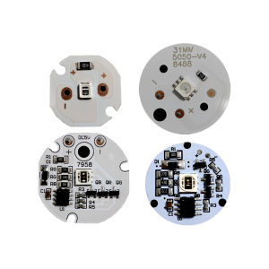 2pcs 5V Low Voltage LED Colorful Gradient Changeable Lamp Light Board Bulb Round Light Source