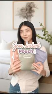 Gendongan Bayi Samping Instan Baby Pouch - Moms Baby Gendongan Kaos ( Geos ) 4 in 1 + Pouch Berat Bayi Max 15kg