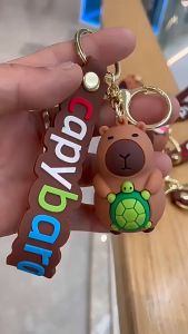 Gantungan Kunci Capybara Keychain Aksesoris Tas Lucu Gantungan Tas Mobil Motor Rumah