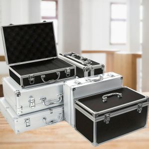 Aluminum Toolbox for Secure Equipment Storage Instrument Case Photography Storage Box for Home Photography & Inspection Tools
