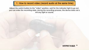 STTWUNAKE Mini Body Camera 1080P HD DV Spy Professional Bodycam Digital Hidden Voice Video Recorder Small Micro Sound Recording Listening Device