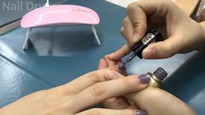 Portable Mini 6W UV LED Lamp Nail Polish Dryer White Pink Home Use 45s/60s Timer Setting Gel Nail Machine Beauty Nail Tool Sets