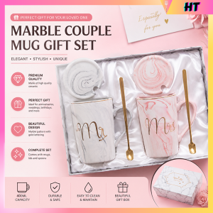 Creative cute water cup marble ceramic cup couple mug coffee wedding gift