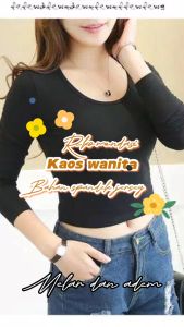 AD-SEOLA Crop Top/Crop Tee Lengan Panjang 063 (Size XS-XL)