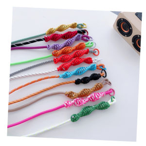 Zeallion Stylish Colorful Weave Necklace Strap Cute Sport Lanyard Fashion Long Mobile Phone Rope Pendant for IPhone Xiaomi Oppo