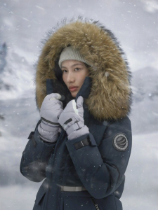 bosideng | Heavy Northern Extreme Cold Goose Down Over-the-knee Long Jacket Fur Collar