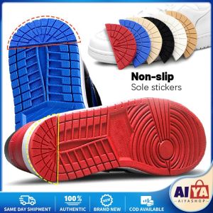 1Pair Rubber Shoe Sole Protector Anti-Slip Sole Protection Sole Anti-skid Wear-resistant Patch Sneakers Heel Repair Stickers