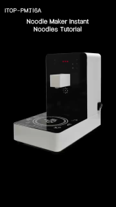 ITOP PMJ16A Electric Korean Ramen Induction Cooker One-touch Instant Noodle Maker Noodle Boiler Quick and Easy Instant Food Cooker for Hotels Offices Self-service Kitchen 220V