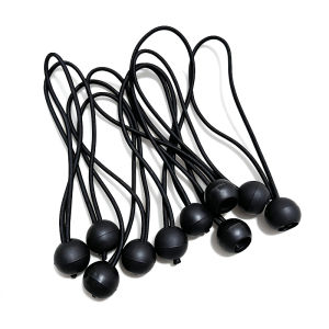 Outdoor Elastic Ball Rope Bungee Cords Portable Tent Fixing Tarpaulin Awning Canopy Heavy Duty Tarp Tie Down for Shelter Cargo