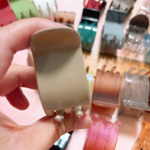 Kẹp bấu tóc cao cấp kẹp càng cua 5 răng nhựa xịn TÍM STORE phong cách mới