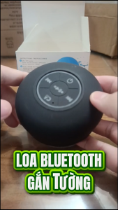 Loa Bluetooth Gắn Tường BTS07 Nhỏ Gọn Bám Tường Chắc Chắn Chống Thấm Nước Âm Thanh Sắc Nét Bass Căng